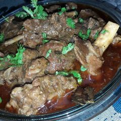 A picture of Easy mutton curry mughal style.