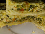 Tarta de zapallitos con masa casera