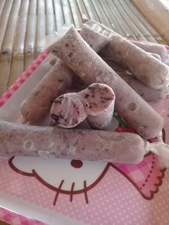 Foto resep Es lilin ketan hitam