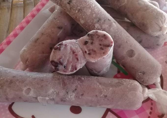 Resep Es lilin ketan hitam yang Bikin Ngiler