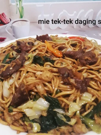 Langkah Gampang Membikin Resep Mie goreng (tek-tek) yang Bisa Manjain Lidah Anti Ribet, Mantap