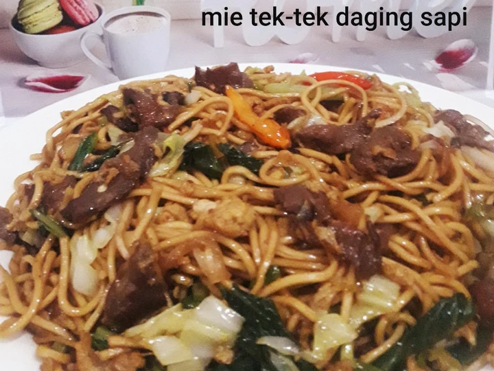 Langkah Gampang Membikin Resep Mie goreng (tek-tek) yang Bisa Manjain Lidah Anti Ribet, Mantap