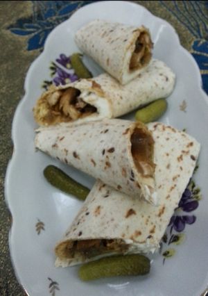 صورة لوصفة شاورما دجاج بيتي