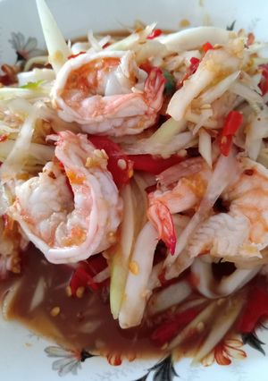 รูปของ ตำลาวกุ้งลวก