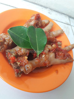 Foto resep Ceker Balado Pedas 😋