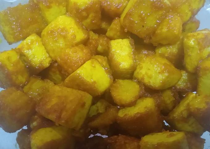 Crispy tofu and baby corn Recipe