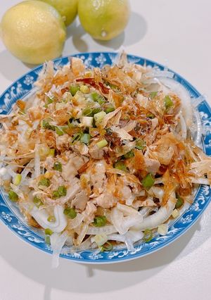 涼拌洋蔥鱈魚肝 的食譜成品照片