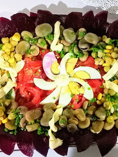 Una foto de Ensalada de remolacha armoniosa