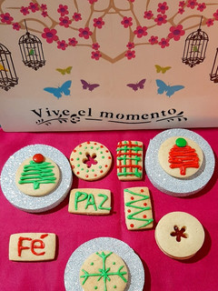 Una foto de Galletitas navideñas