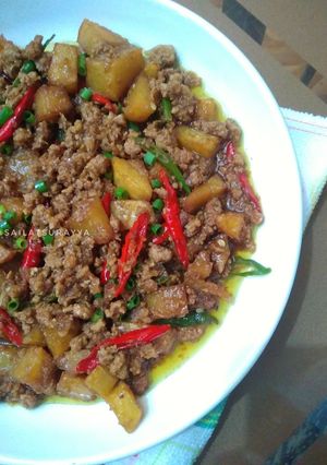 Foto resep Daging Giling Masak Kecap