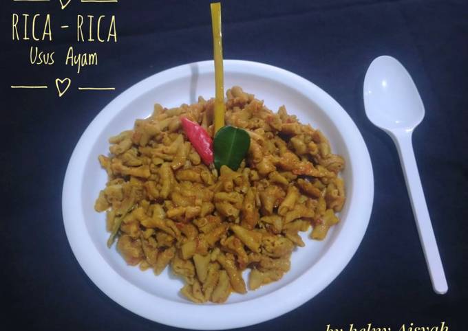 Langkah Mudah untuk Membuat Rica - Rica Usus Ayam, Bisa Manjain Lidah