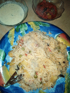 A picture of Egg fried rice.