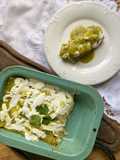 Enchiladas verdes suizas-oaxaqueñas 🤔😅