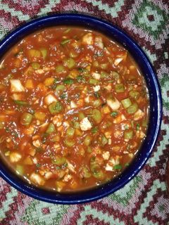عکسی از دستور سالاد زمستانی با رب گوجه