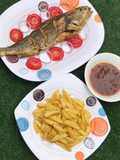 Grilled fish platter