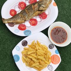 A picture of Grilled fish platter.