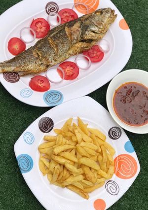 A picture of Grilled fish platter.