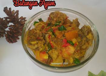 Resep Terbaik 162. Rica-Rica Balungan Ayam Sedap