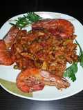 Arroz meloso con langostinos
