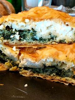 Φωτογραφία της συνταγής Χωριάτικη πίτα με σπανάκι-τυρί.🍴