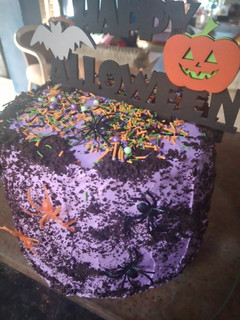 Una foto de Pastel de Halloween