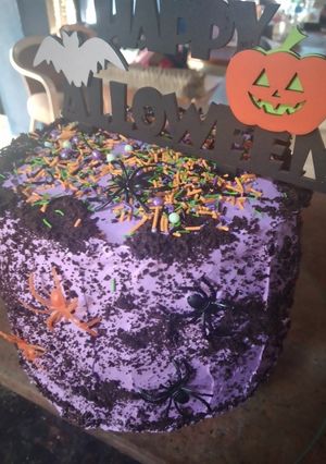 Una foto de Pastel de Halloween