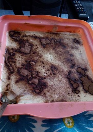 Una foto de Riquísimo Postre de flan y vainillas