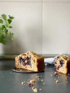 Una foto de Mini torta de Vainilla y Arándanos
