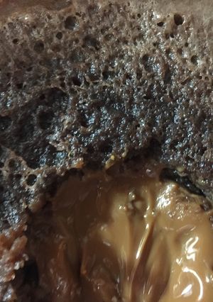 Una foto de Volcán de chocolate 