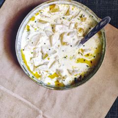 A picture of Kaddu Ka Raita.