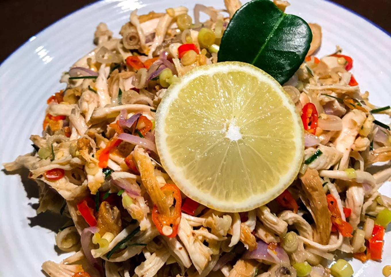 Sambal kacang ayam parut