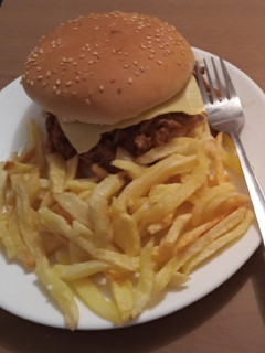 Una foto de Ropa vieja luco al plato
