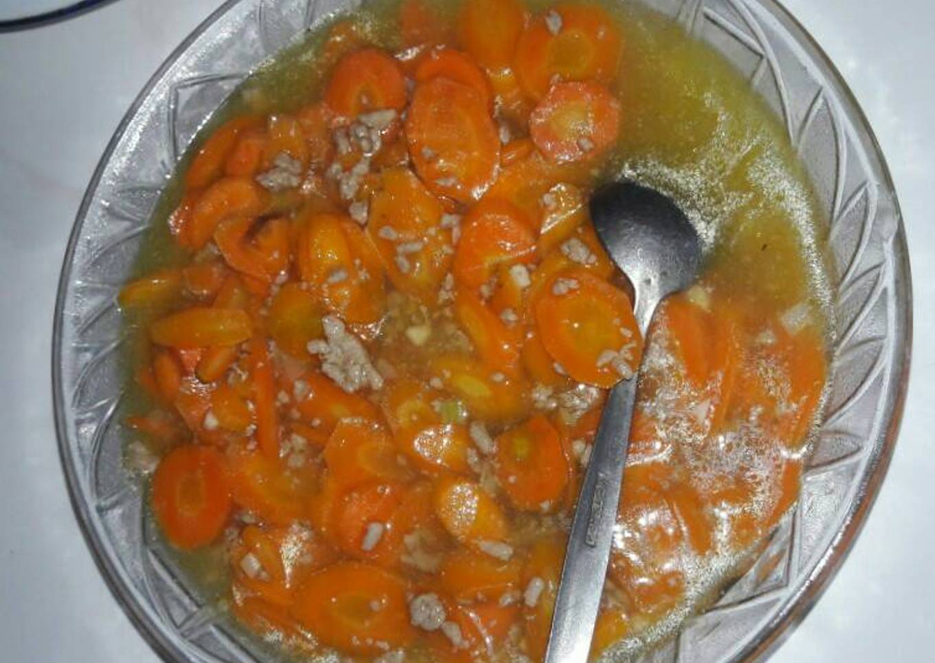 Oseng wortel daging cincang