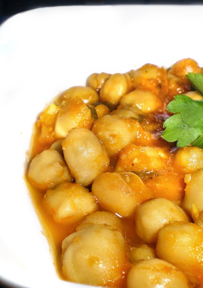 Una foto de Garbanzos a la cerveza
