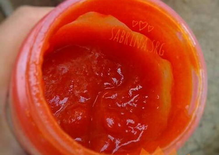 Cara mengolah Saus Sambal Home made Pemula ❤, Enak