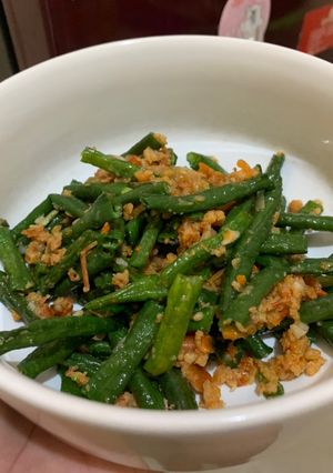Foto resep Tumis kacang panjang udang giling