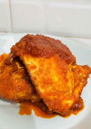 Foto resep Telor Ceplok Balado