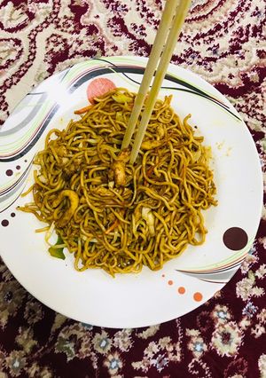 A picture of Chinese Hakka noodles #Ramzan special.
