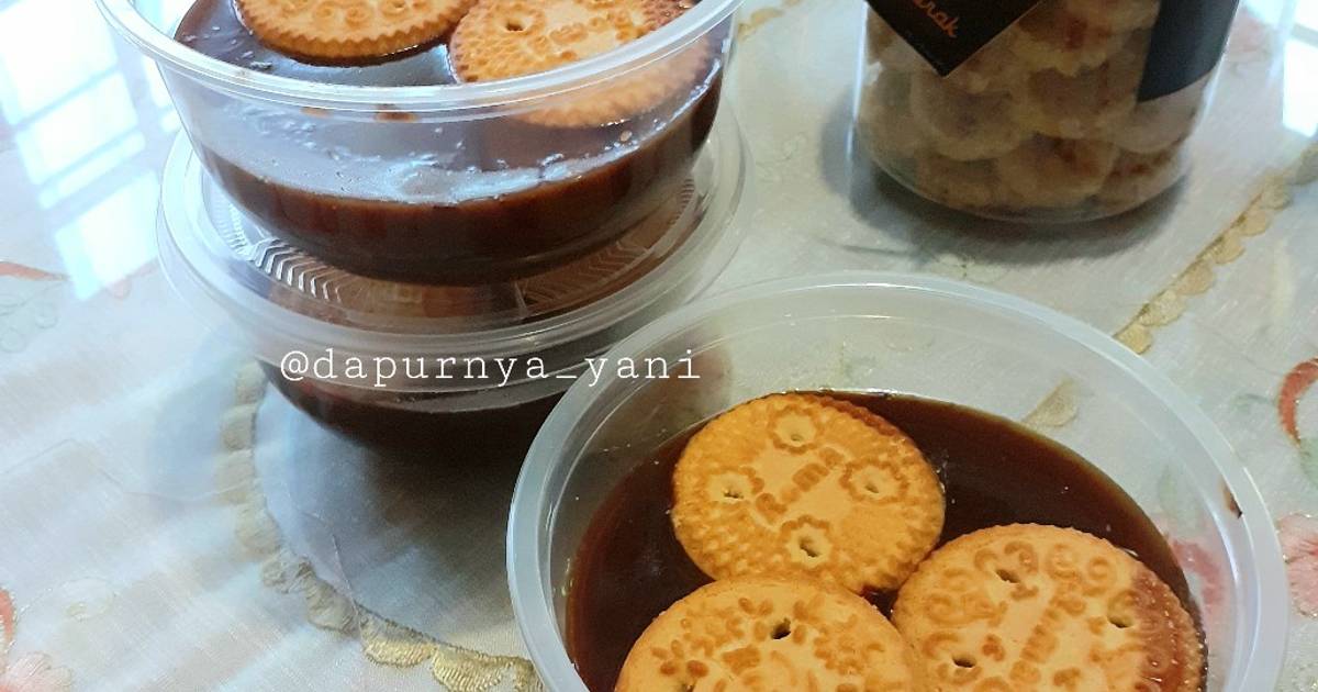 Resep Cemilan Puding Coklat Biskuit Roma Kelapa Oleh Yaniartini Cookpad