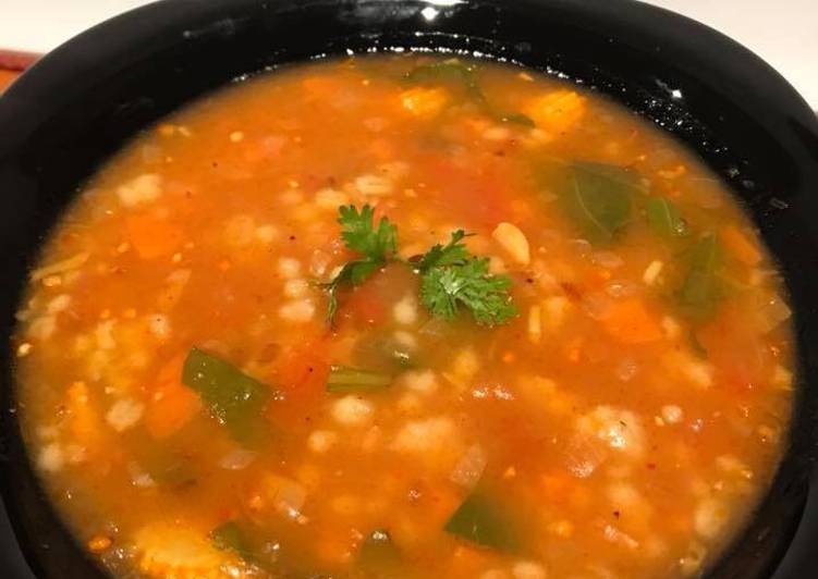 Simple Way to Prepare Homemade Barley Soup