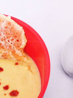 Una foto de Crema de queso manchego