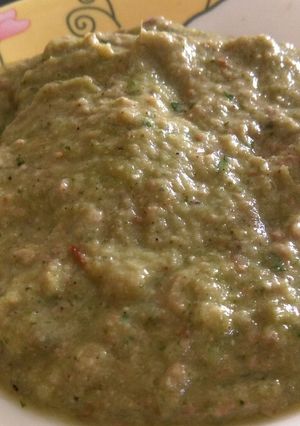 A picture of Avocado dip.