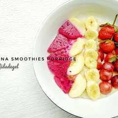 รูปของ Banana smoothies porridge