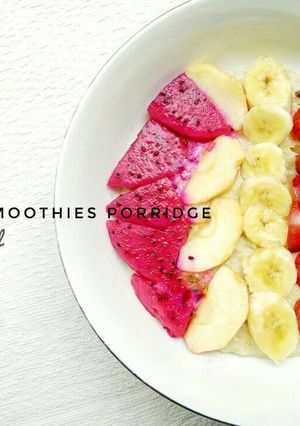 Foto resep Banana smoothies porridge