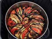 Una foto de peras en air fryer
