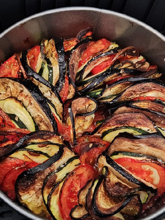 Una foto de Ratatouille en AirFryer Cosori