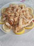 Tiras de pollo al limón