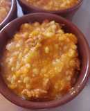 Cazuela de trigo y zapallo 😋💚🍲
