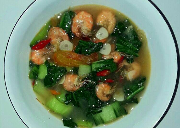 Tumis Pakcoy Udang