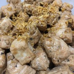 A picture of Garlic Malasugue (Marlin) Salpicao.